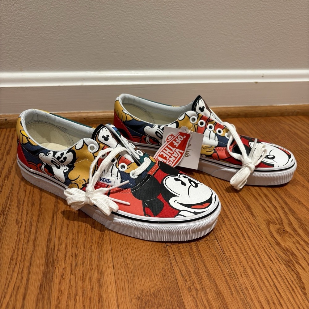 NWT Unisex Vans x Disney Era Mickey and Friends Sneakers Women's 9.5 Men's 8